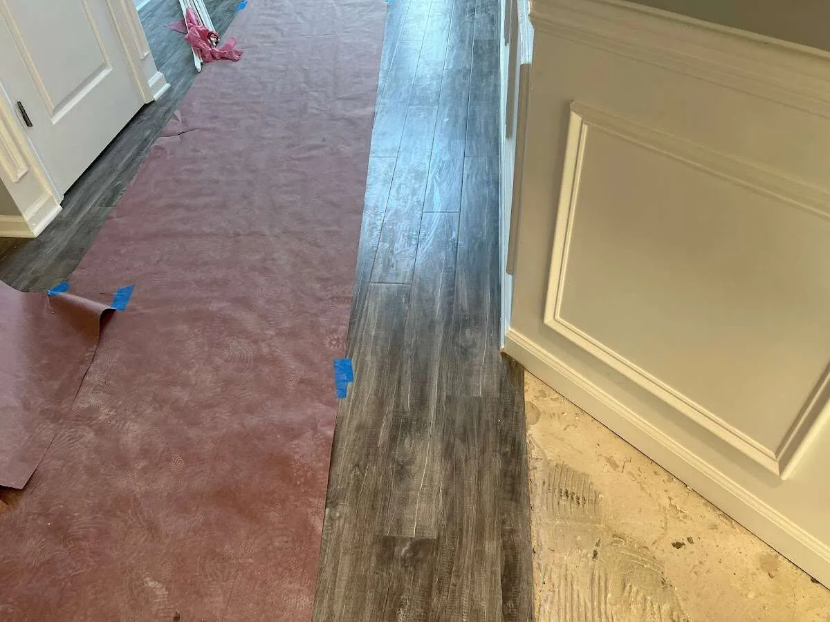 Completed marble shower restoration in Brighton